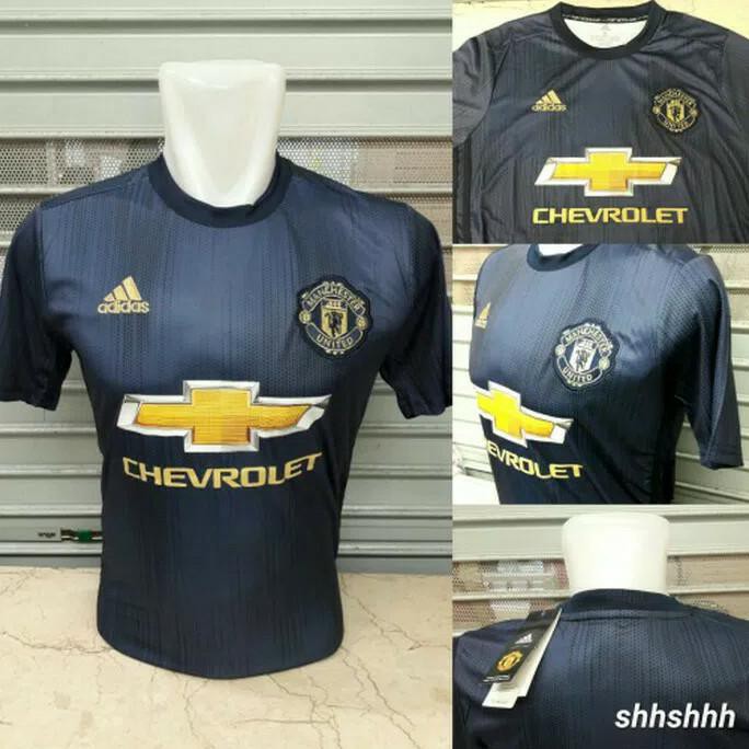 baju jersey manchester united 3rd  baru mu hitam 2018-2019 -gallspt
