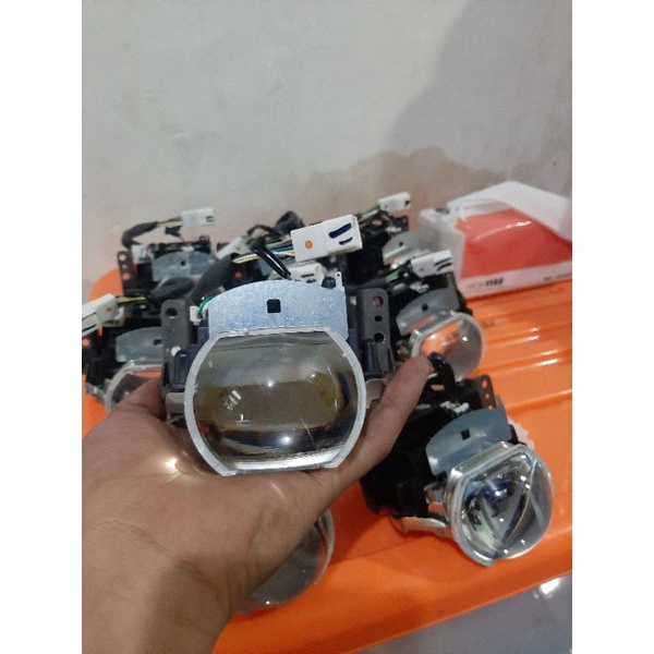 Projector Lensa Pajero sport dakar 2017 2018 2019 original copotan headlamp lampu depan aksesoris ac