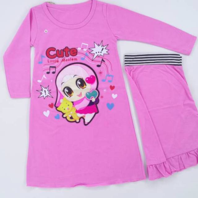 Gamis Anak Perempuan Cute little moslem Baju Anak Gamis Anak Perempuan Cute little moslem Baju Anak