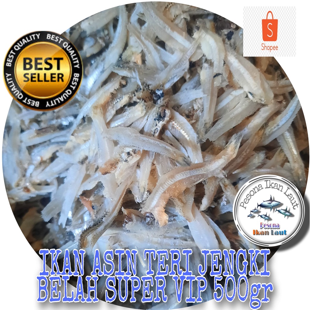 

Ikan Asin Teri Jengki Belah Super VIP 500gr