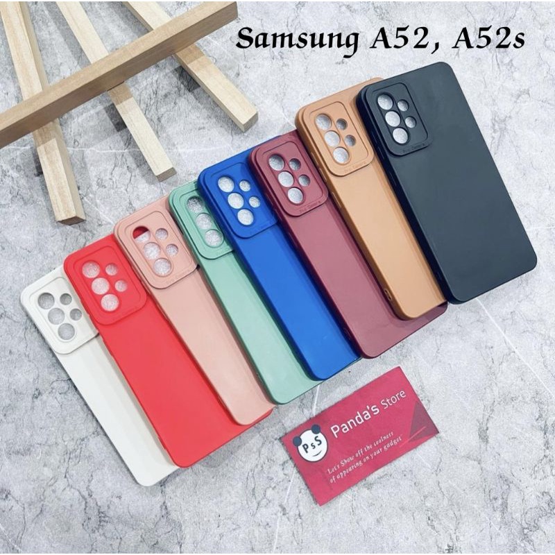 Softcase Pro Camera Samsung A52, A52s 5G Candy Case Full Color 3D Silikon TPU