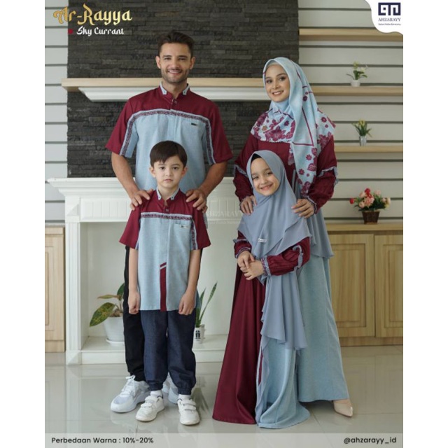 FAMILY SET ARRAYYA SERIES BY AHZARAYY/SKY CURRENT/IED SERIES 2022/KOKO COUPLE/GAMIS COUPLE/KOKO AYAH