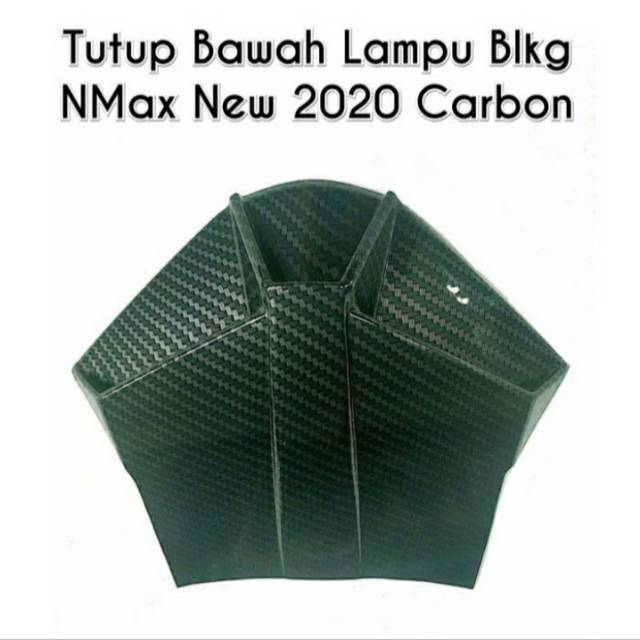 Cover tutup bawah lampu belakang new nmax 2020 Carbon