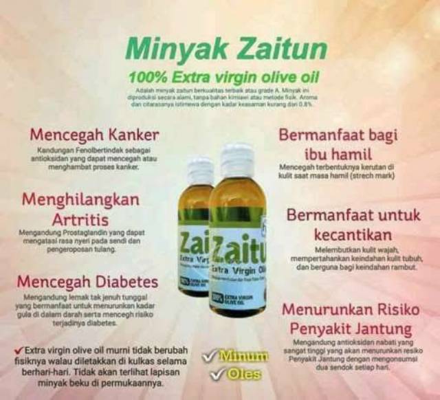 Minyak Zaitun Hni Hpai 100 Extra Virgin Oil Shopee Indonesia