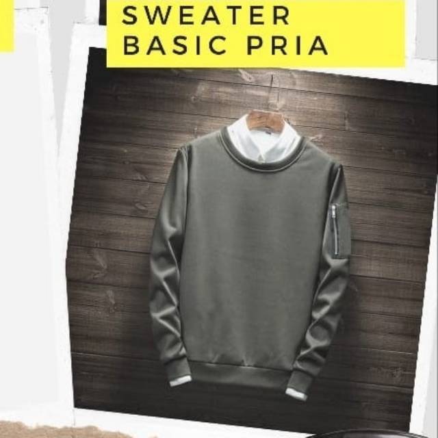 Sweater Basic Pria Holdem ORI by NEKOMARU