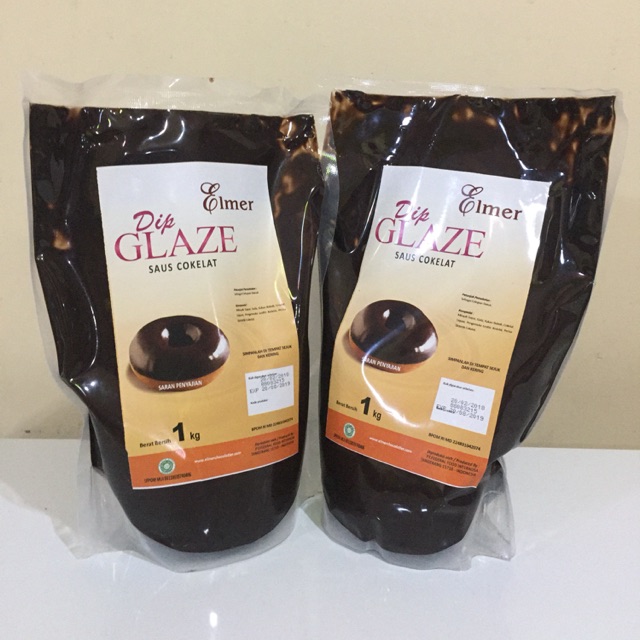 

Elmer Dark Dip Glaze 1 kg (packing pabrik)