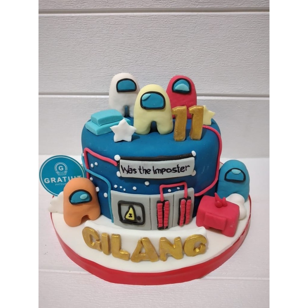 

kue among us 15cm / KUE ULANG TAHUN