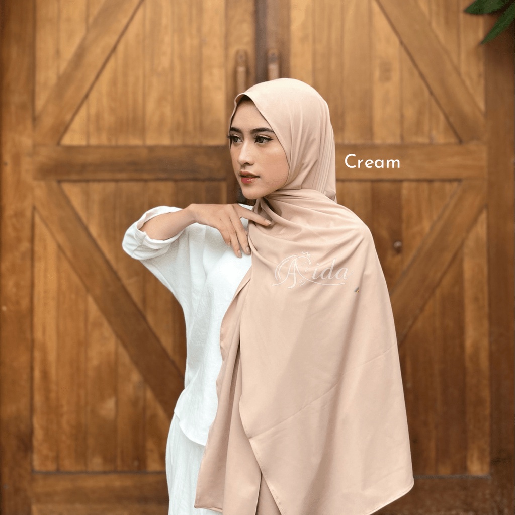 Pashmina Oval Jersey Instan JUMBO Non Pet ORI