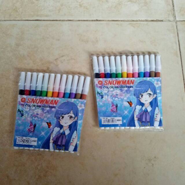 

spidol snoman 1 pak perlengkapan sekolah dan kantor