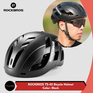 ROCKBROS TS-43 BLACK Bicycle Ultralight Helmet - Helm Sepeda Ultralight