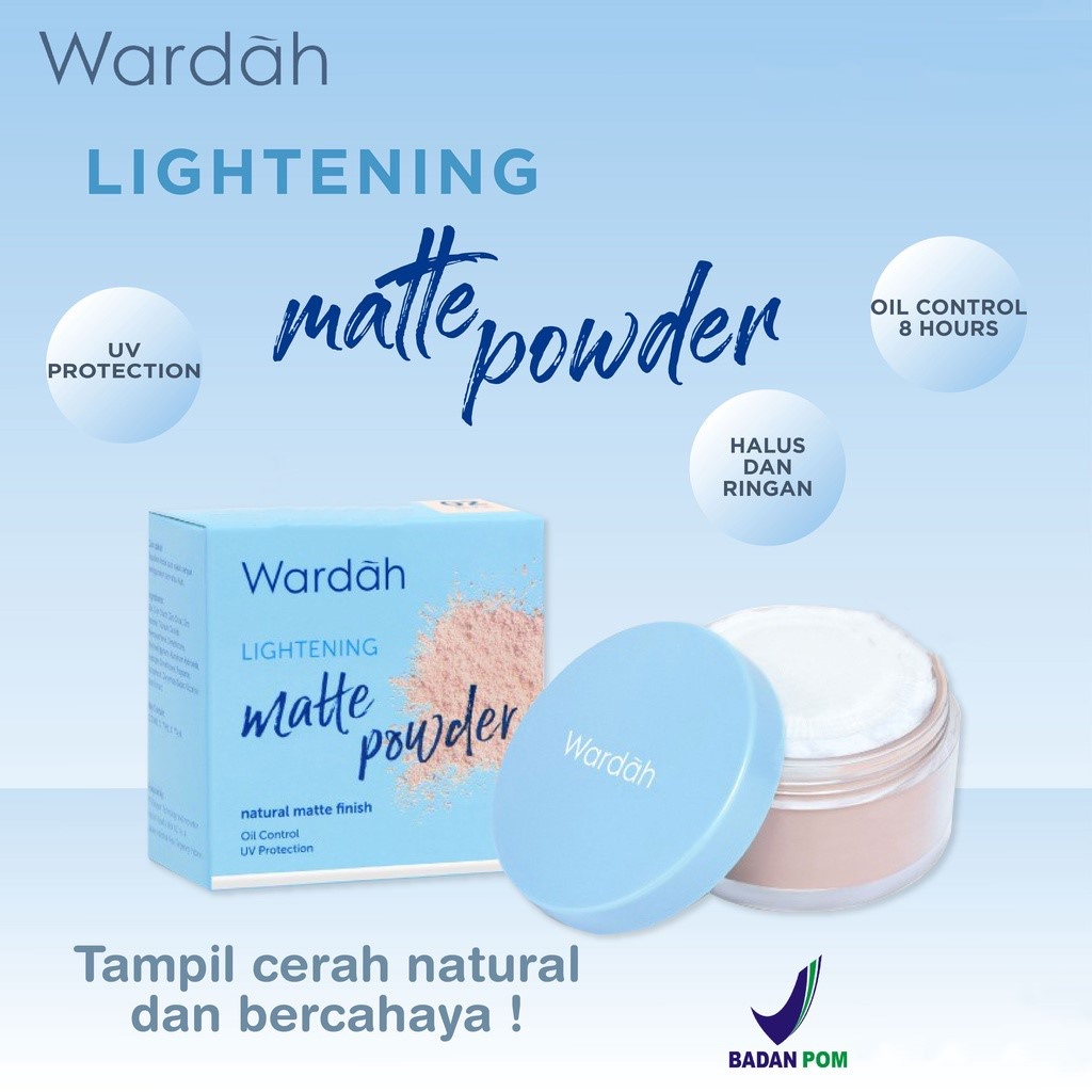 Fashion Fair - Wardah Lightening Matte Powder - 20g