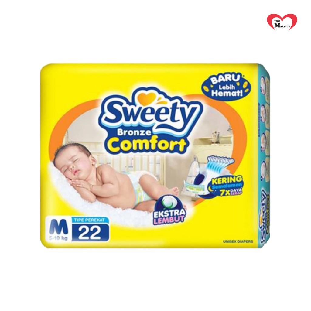 Sweety Bronze Comfort Nb-S24/M22/L20 / Toko Makmur Online