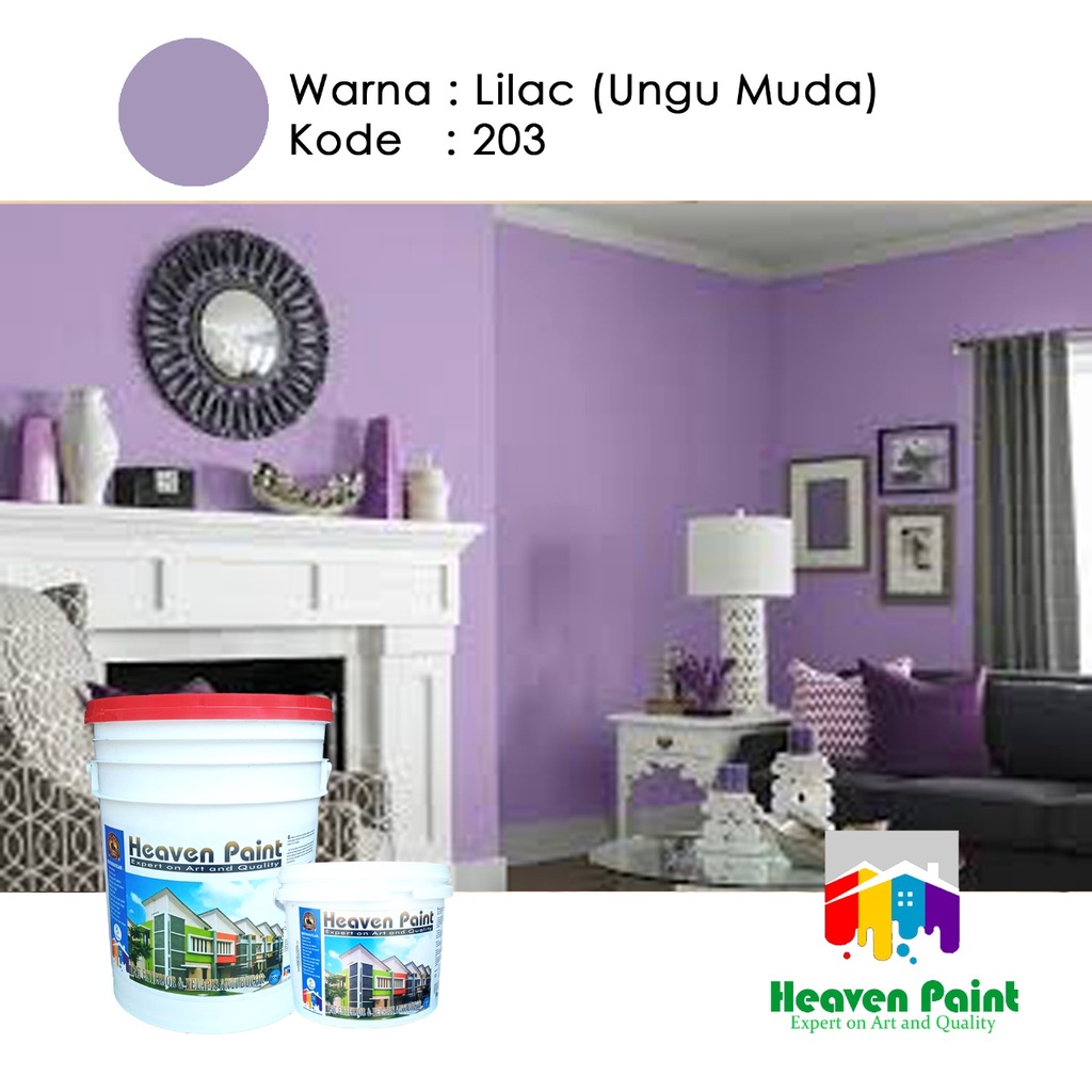 HEAVEN PAINT CAT DINDING EXTERIOR & INTERIOR WATERPROOF PELAPIS ANTI BOCOR