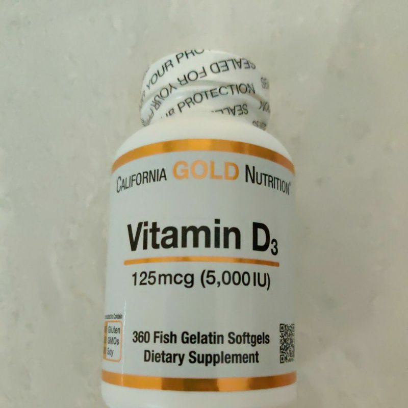 Vitamin D3 5000 IU California Gold 125 mcg