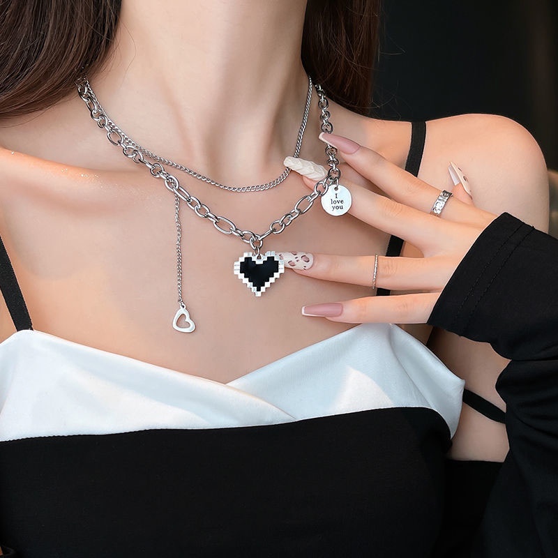 COD❤️Kalung Diamond Flash Butterfly Pearl Kupu-kupu Mutiara Fashion Korea Wanita Womens Trendy Niche Collarbone Chain Necklace