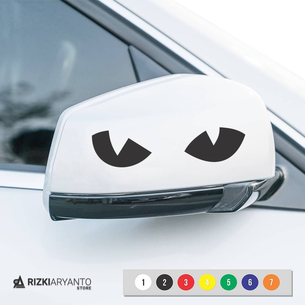 Stiker Spion Mobil Emily Strange Cat Eyes Kucing Sticker