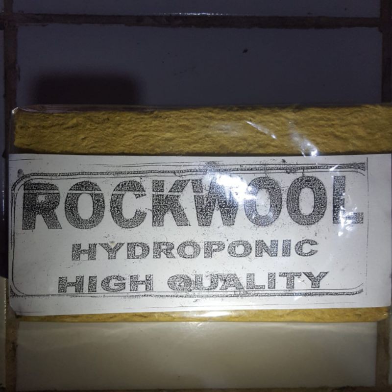 Rockwool Cultilene 1/4 Slab (25x15x7,5CM) Media Tanam Hidroponik