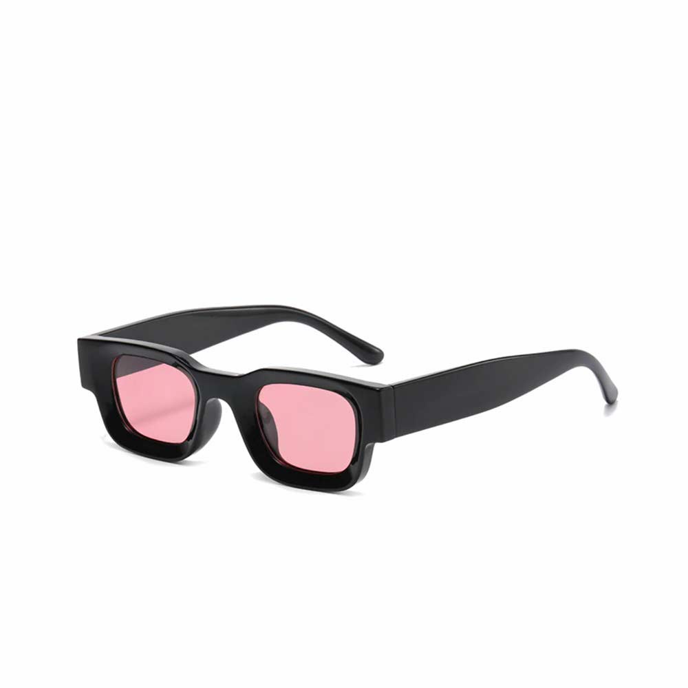 Kacamata UV400 [ Hitam Pink ] Anti Radiasi - Sunglasses Pria &amp; Wanita Korea - HM8105