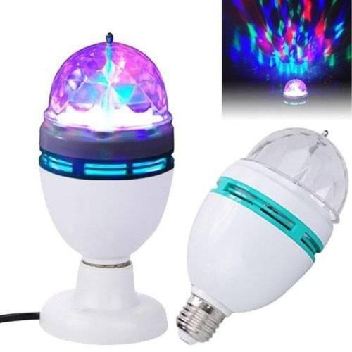 Lampu DISCO LED Fitting tumblr mini otomatis disko warna warni