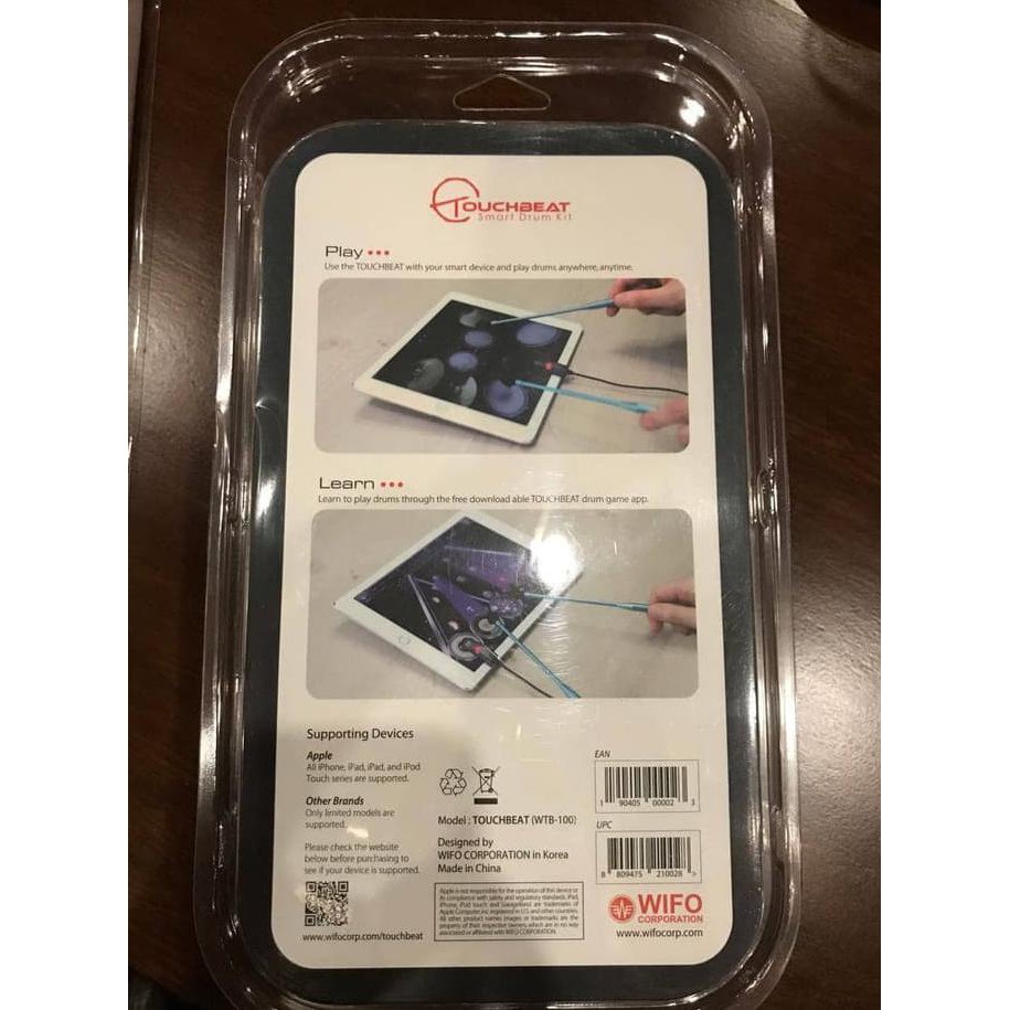 Excellent quality WIFO TOUCHBEAT Smart Drum Kit for iPad 24/7 friendly