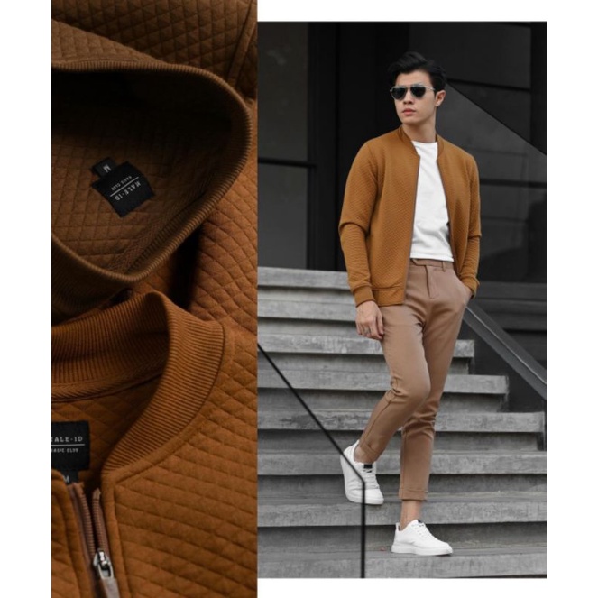 Comfy jacket light brown L by male id