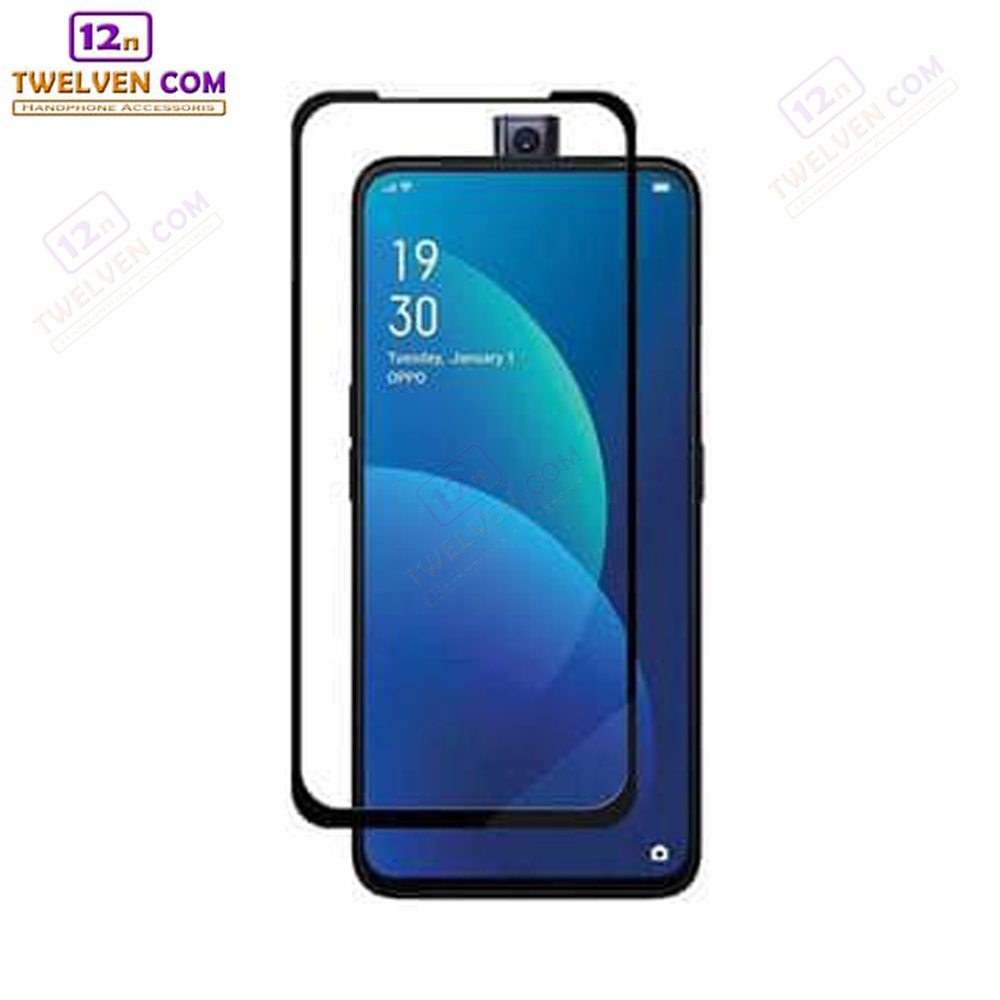 [FLASH SALE] zenBlade 5D Full Cover Tempered Glass Oppo F11 Pro - Hitam