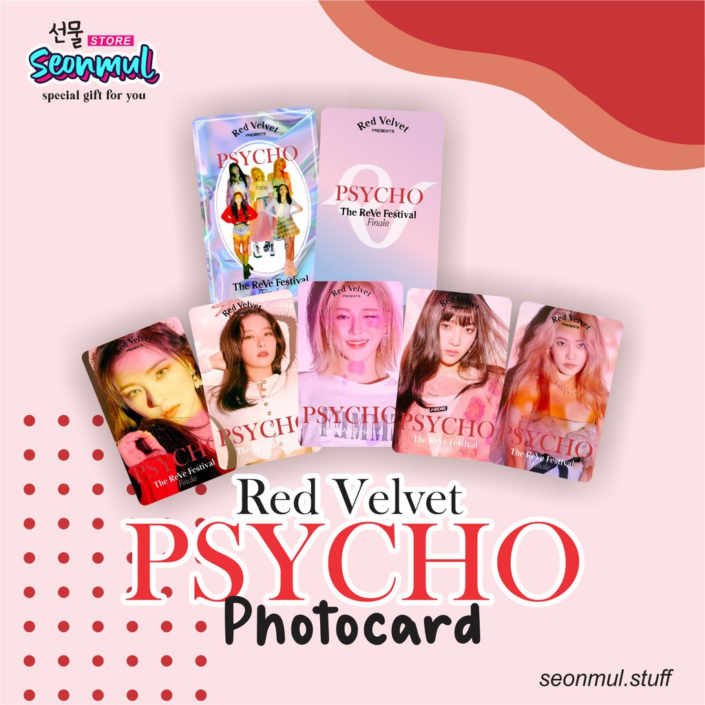 PHOTOCARD PC RED VELVET PSYCHO