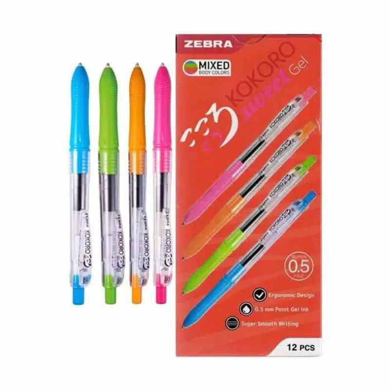 

KOKORO GEL SWEET 0,5 MM TINTA HITAM