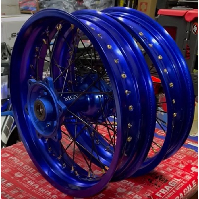 Velg Set Supermoto Yamaha WR155 VRossi Wilwood MGV