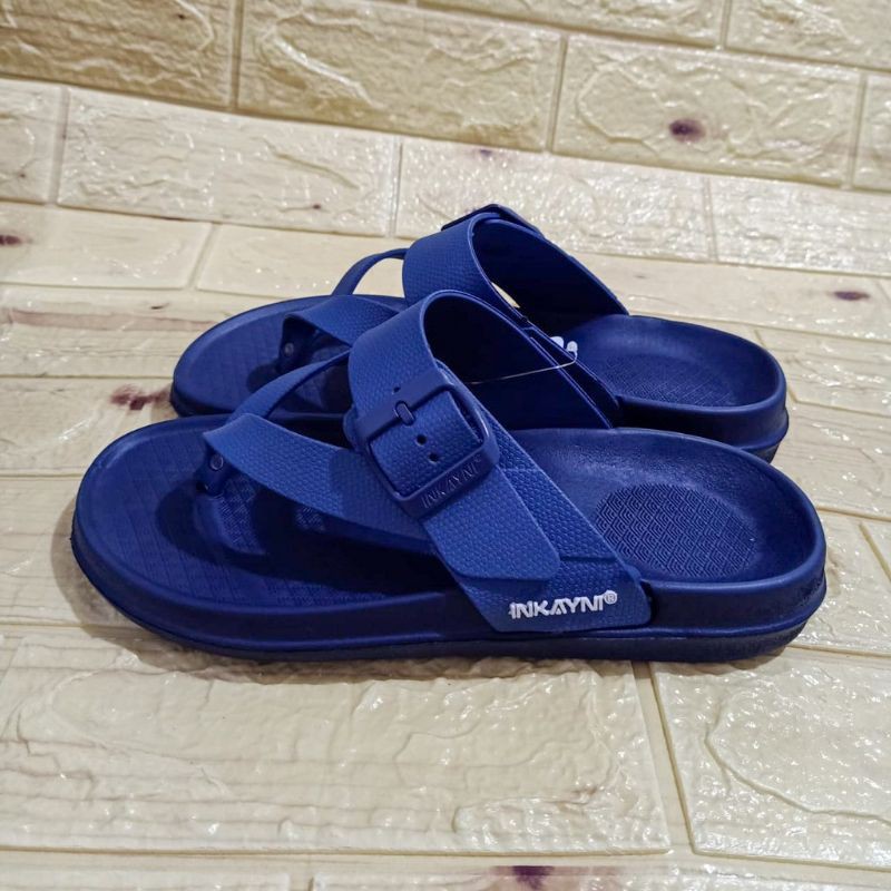 sandal jepit pria original sandal pria anti air bahan full karet empuk