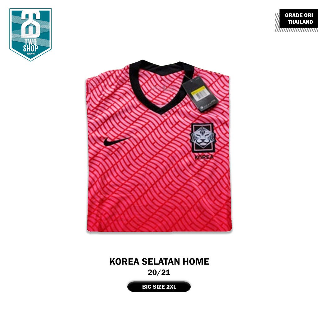 Jersey Bola Korea Selatan Home 2020/2021 BIG SIZE 2XL Grade Ori
