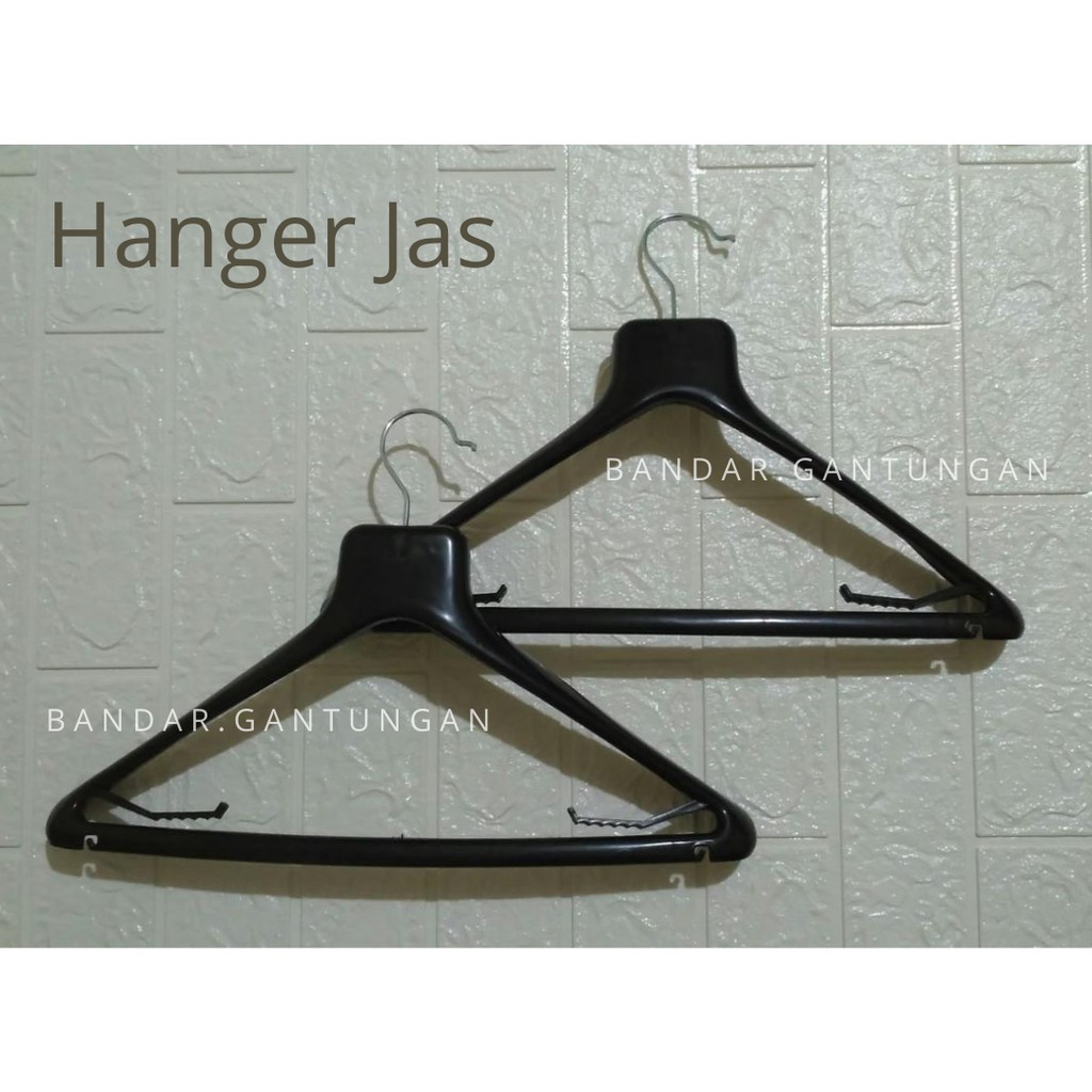 Hanger Jas Gaun Gantungan Gaun Hanger Kemeja Hanger Jaket Hanger Gaun Hanger Plasik Gantungan Baju Segitiga Gantungan Jas Jaket Besar - BH