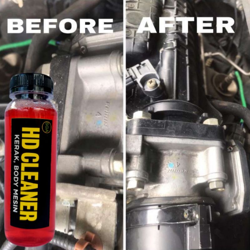 HD CLEANER, Degreaser Obat Pembersih Mesin Mobil Motor Kerak Mesin 250ml