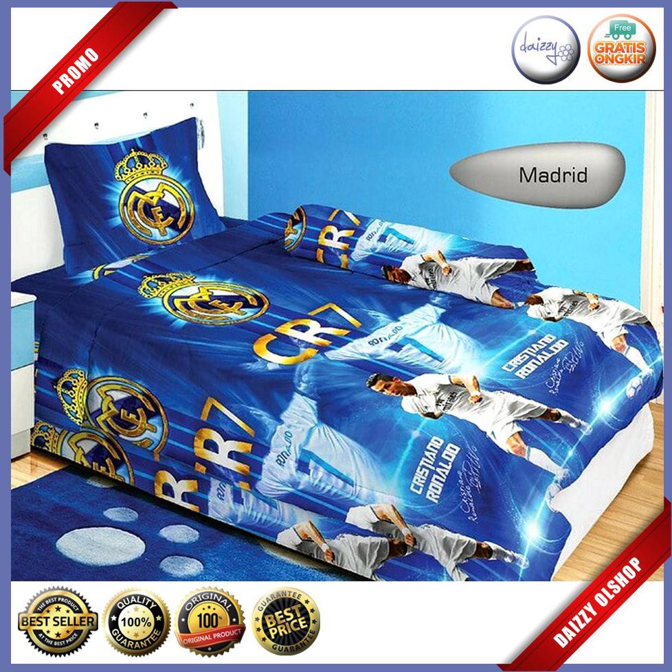 Sprei Lady Rose Madrid Single 120 No.3 Seprai Cr7 Cristiano Ronaldo BMSC445