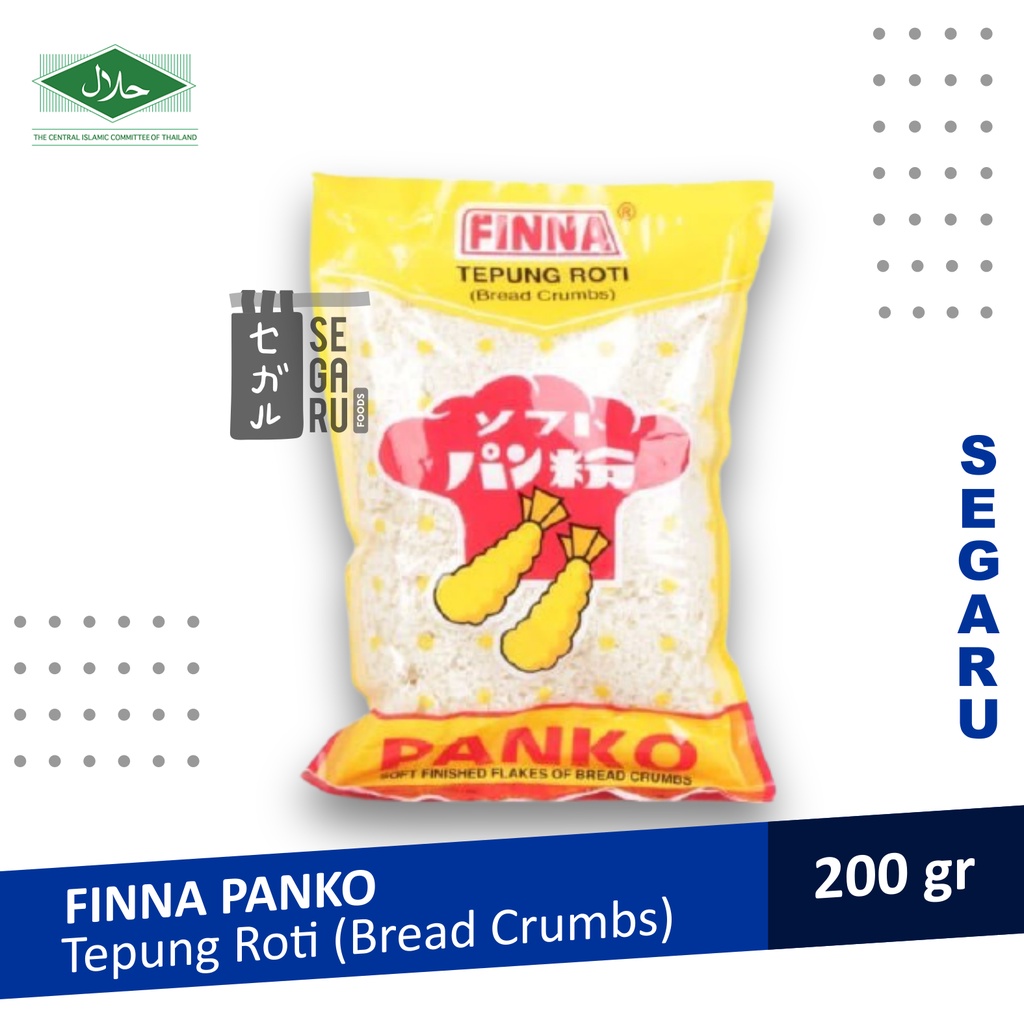 FINNA Panko - Bread Crumbs / Tepung Panir / Tepung Roti 200gr