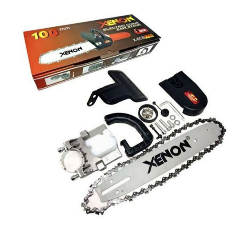 ADAPTOR MINI CHAINSAW MESIN GERINDA CHAIN SAW STAND / Mini Adaptor Chainsaw 11,5&quot; Inch Chain Saw Converter Mesin Gerinda Tangan Sambungan Gergaji tangan