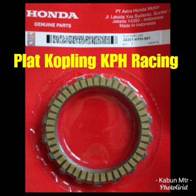 PLAT KAMPAS KOPLING RACING KARISMA SUPRA X 125 KPH