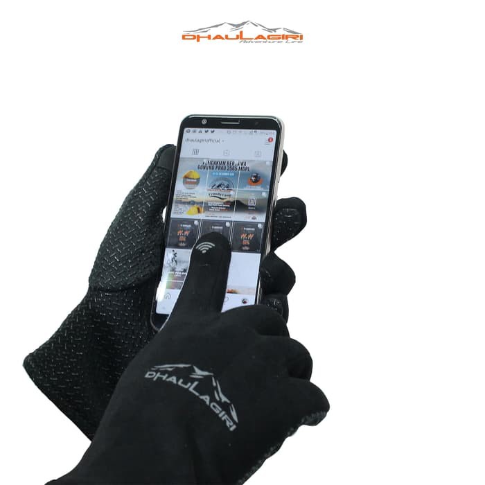 Sarung Tangan Touchscreen Gloves Dhaulagiri Windstoper Outdoor Gunung Camping