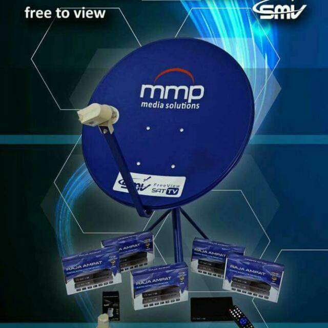 Antena Parabola MMP raja ampat gratis biaya bulanan