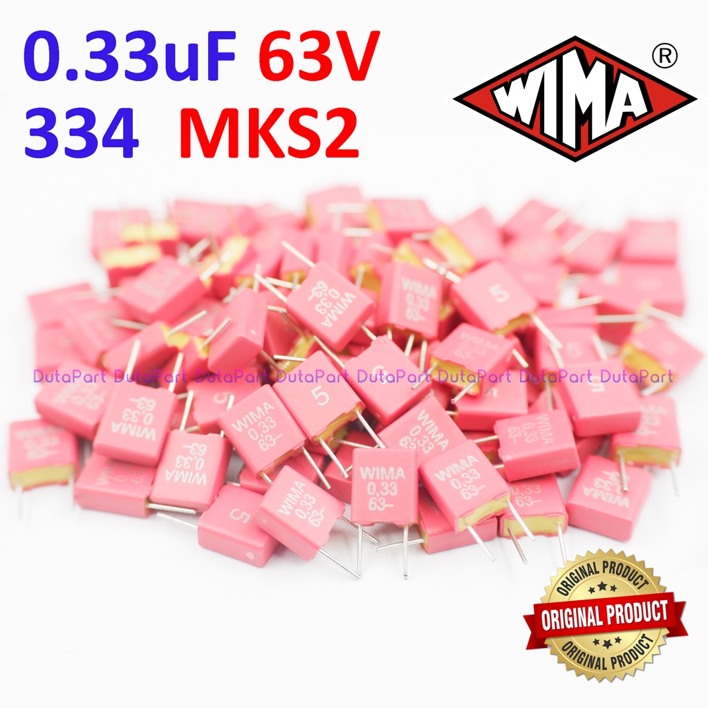 63V 0.33uF 334 MKS2 MKS 2 WIMA Film Capacitor Made In Germany