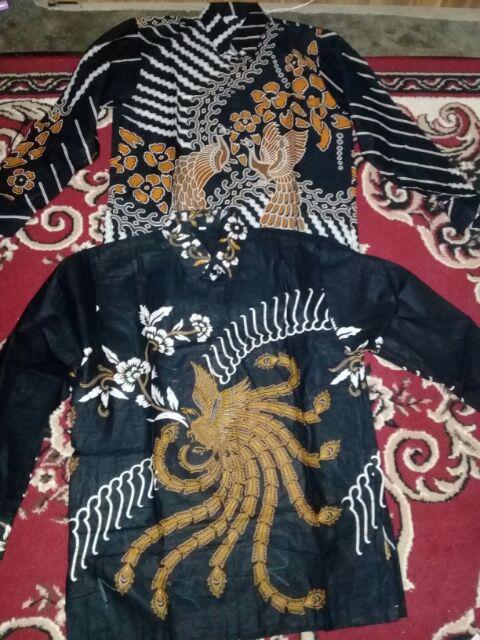 Kemeja Batik Pria Risna Batik Hrb026 Kenongo Kemeja Pekalongan Sogan Merak M L Xl Mur Modis L4t6