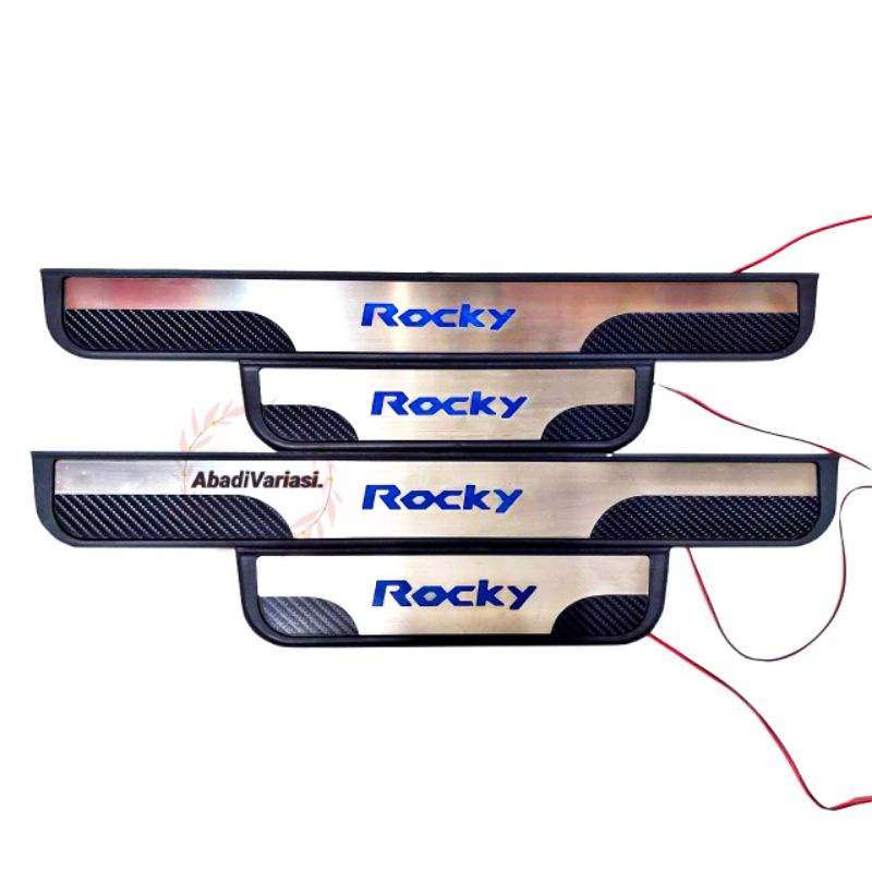 Sillplate Sill Plate Samping Mobil Rocky Kombinasi Carbon