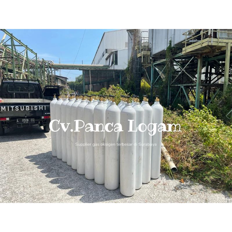 TABUNG OKSIGEN 6m³ BARU + ISI GAS OKSIGEN