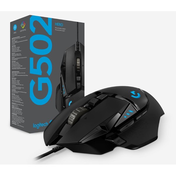 Logitech G502 Hero High Performance 16K Gaming Mouse Baru