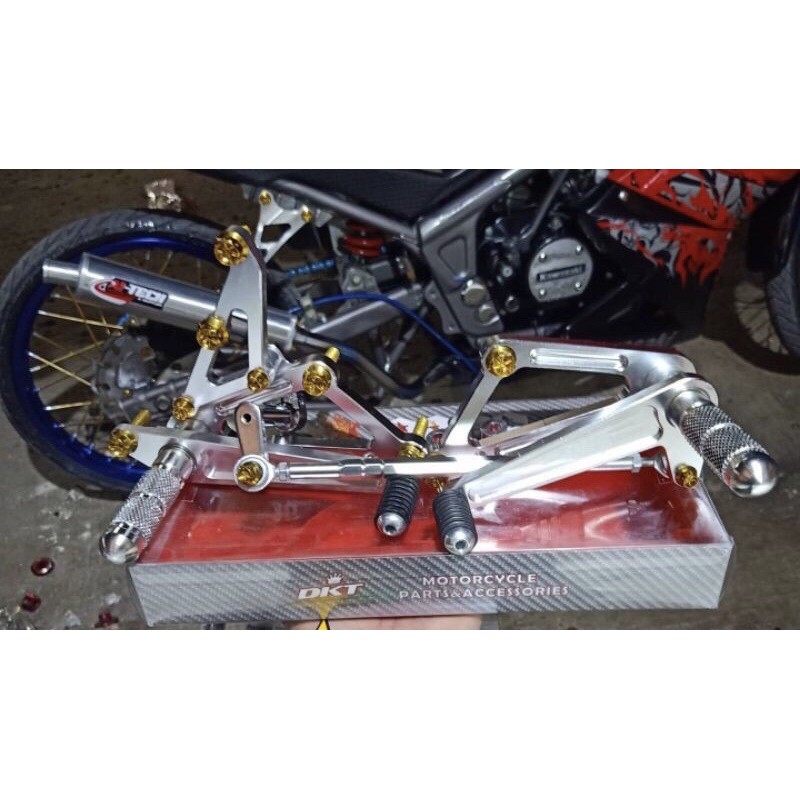 Underbone ori DKT merk laser untuk ninja 150 R/RR Disc pnp kutikan besi bukan almu