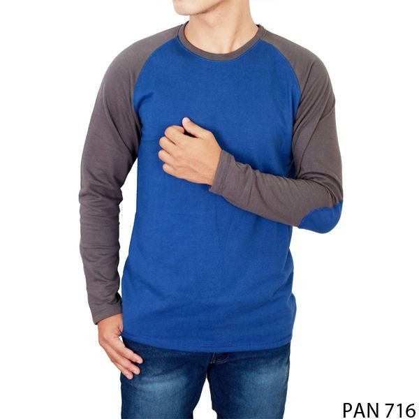 T Shirt Lengan Panjang Lelaki Terry Navy – PAN 716