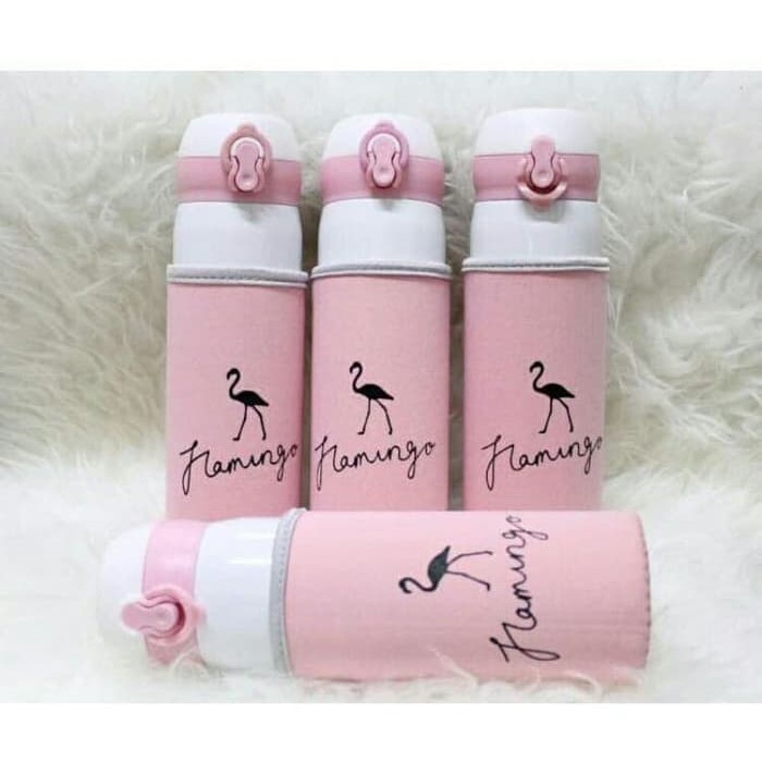 [500gr] LT - [ FLAMINGO ] Termos Minum I Am Flamingo / Termos Cantik Karakter Angsa