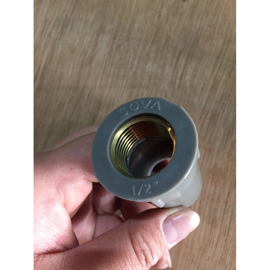 Sok Drat Dalam (SDD) 1/2 3/4 inch Drat Kuningan SOVA TAIWAN ORIGINAL / FAUCET SOCKET KRAN SAMBUNGAN FITTING PIPA