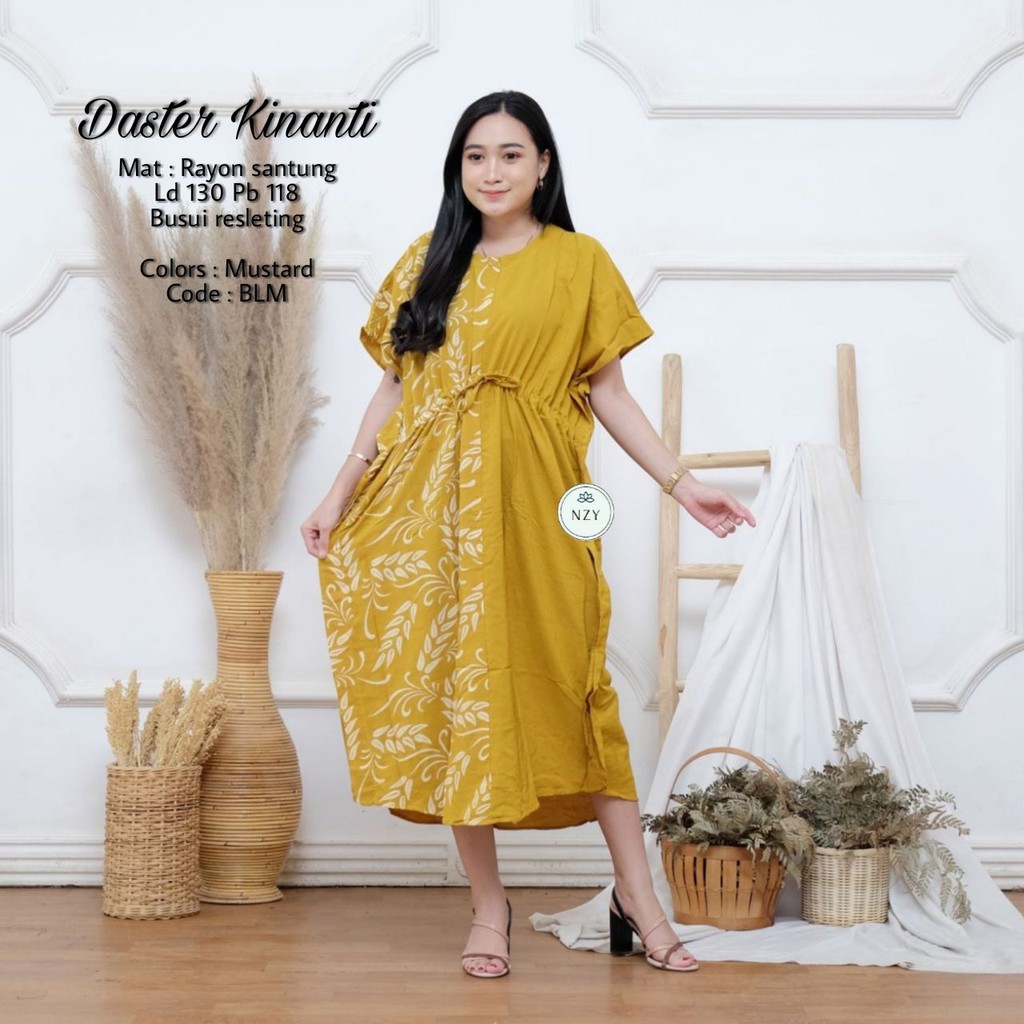 Daster Kinanti / Daster Arab Motif / Daster Jumbo LD 130 / Daster Motif Rayon / Daster Arab
