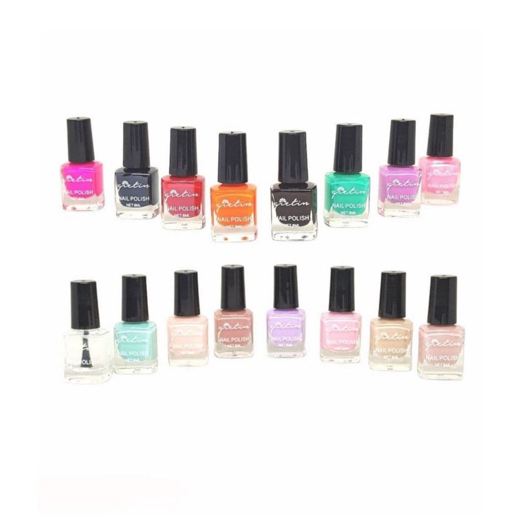 LF - [BPOM] Gietin Nail Polish 8ML Kutek Cat Kuku Nude Color